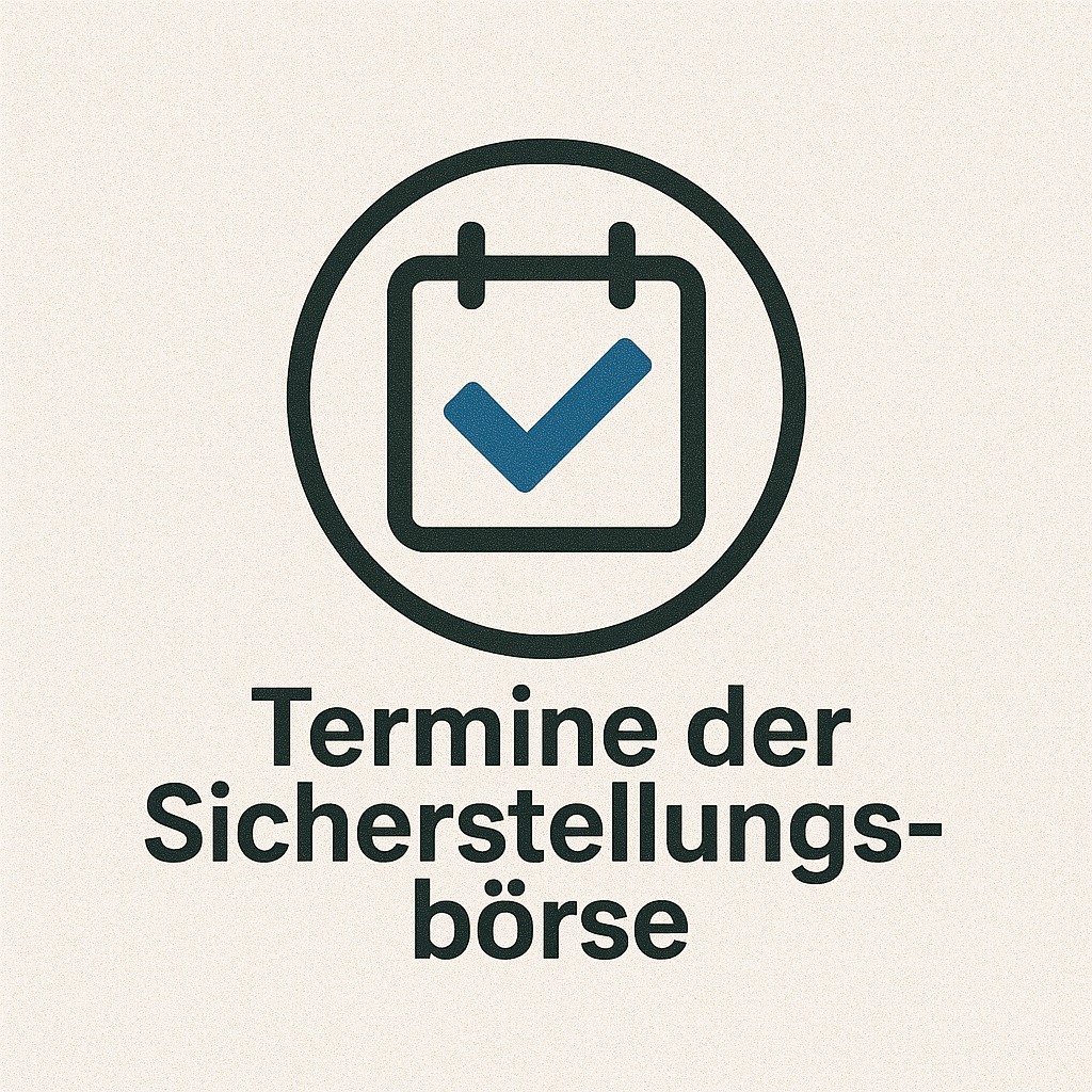 Termin Sicherstellungsbörse